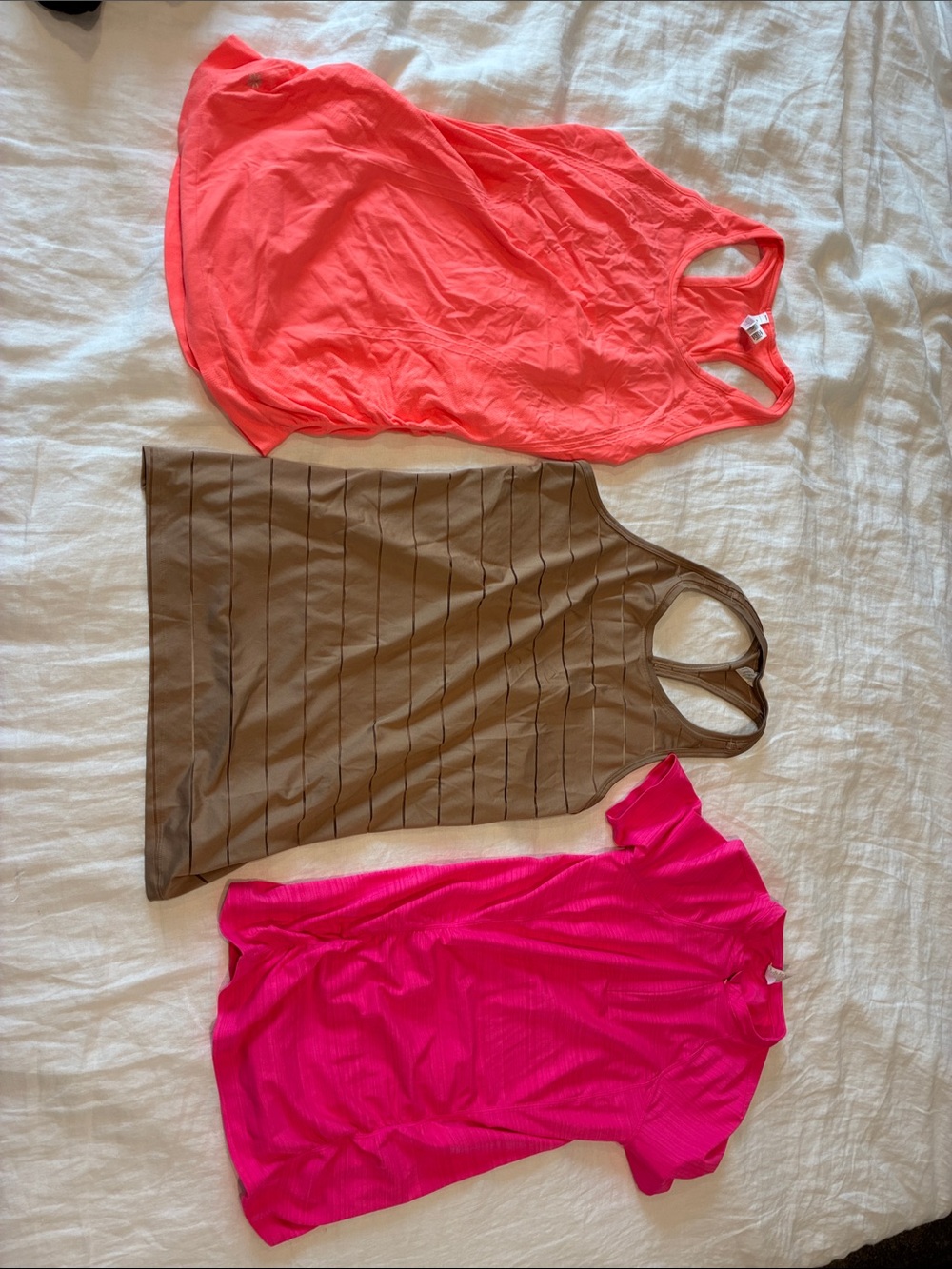 Athleta bundle three tops nwt